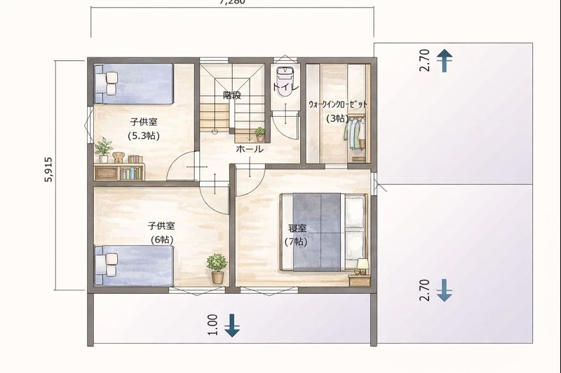 2階建34坪